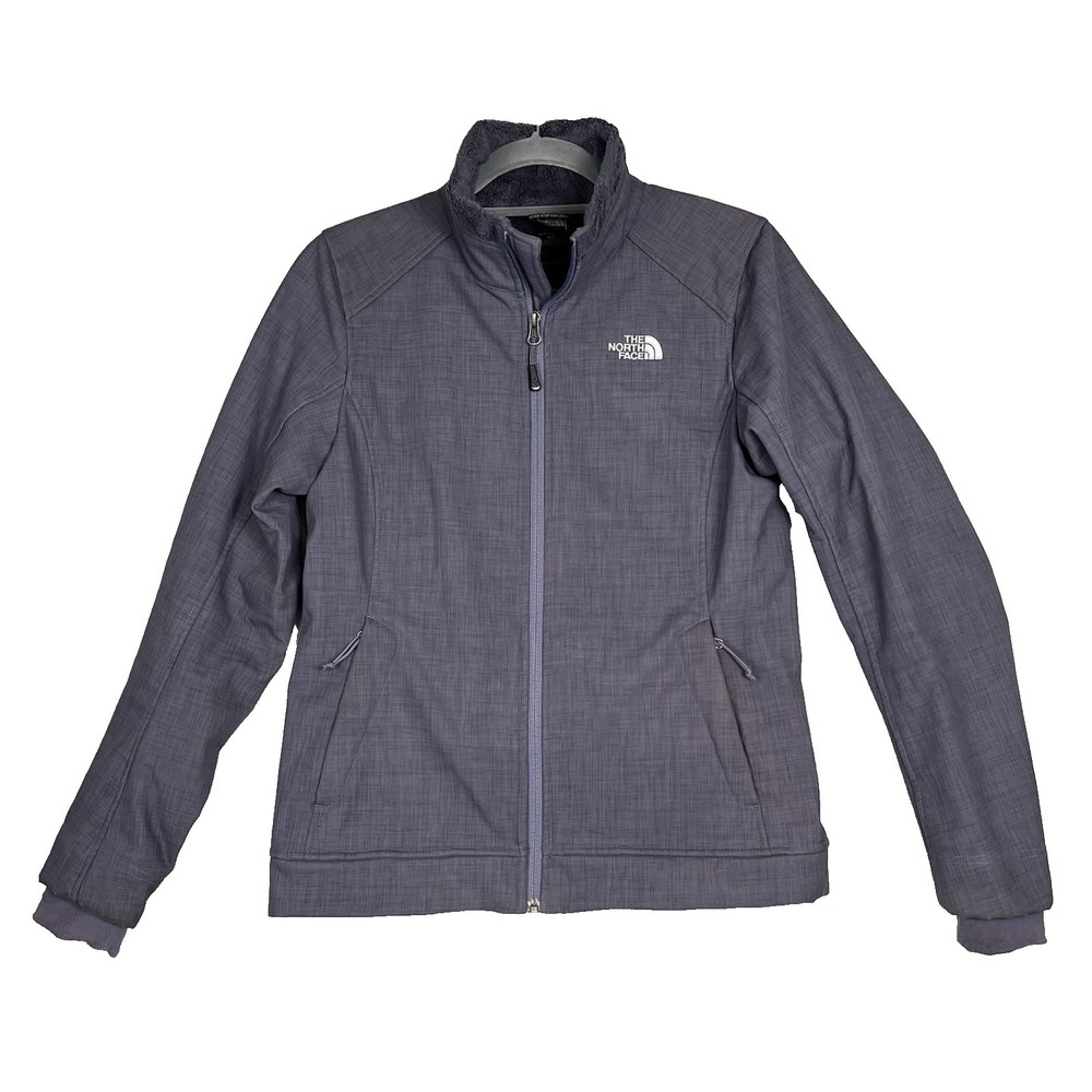 THE NORTH FACE Women's Apex Thermal Jacket Purple Size S/Petite Fleece‎ Lining